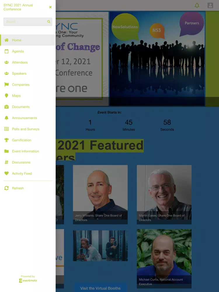 Captures d'écran de S1 Events: SYNC 2021 iPad 