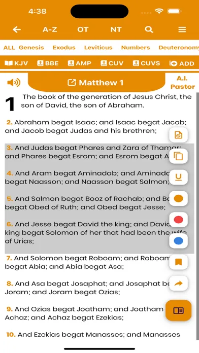 MultiVersion Bible +Audio & AI स्क्रीनशॉट