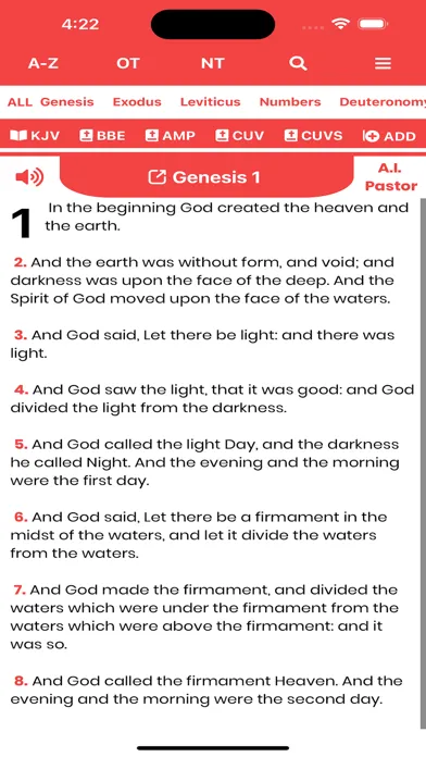 MultiVersion Bible +Audio & AI स्क्रीनशॉट