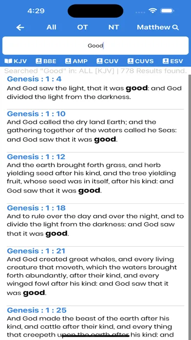 MultiVersion Bible +Audio & AI स्क्रीनशॉट