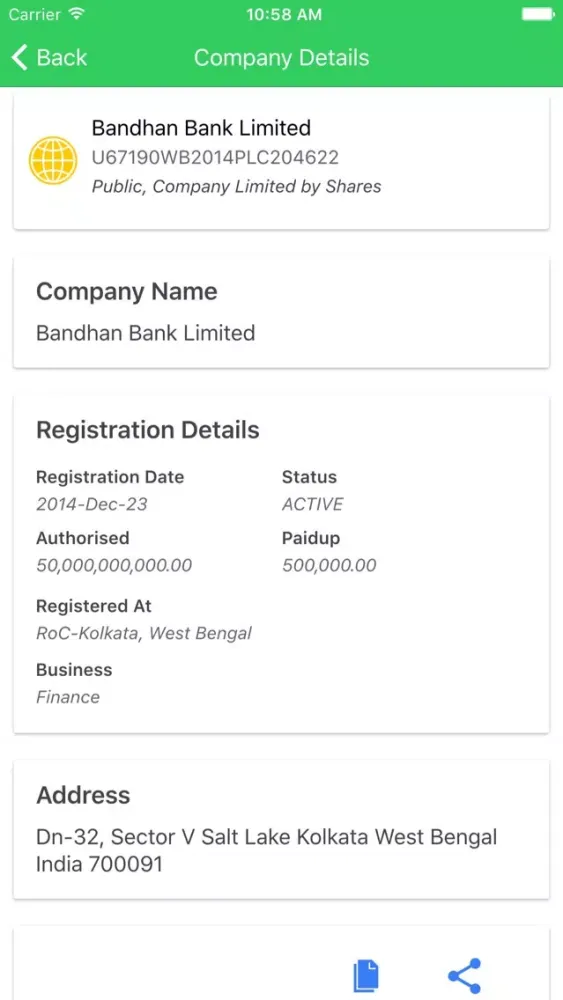 Capturas de pantalla de Indian Companies Registration Info