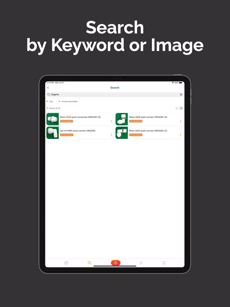 Captures d'écran de Lookuq Enterprise Image Search iPad 