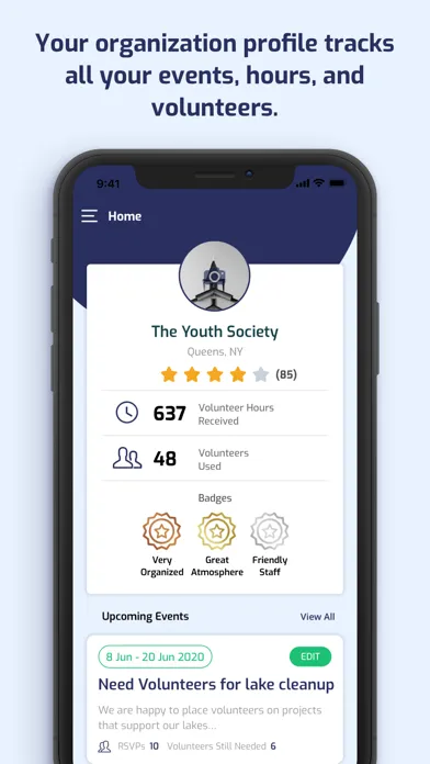 Sharity Volunteering应用截图