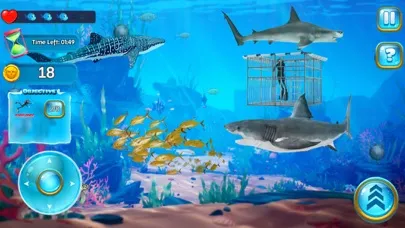 ภาพหน้าจอของ Shark Attack Survival Games