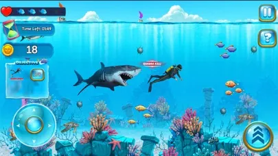 ภาพหน้าจอของ Shark Attack Survival Games