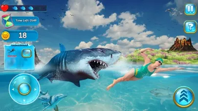 ภาพหน้าจอของ Shark Attack Survival Games