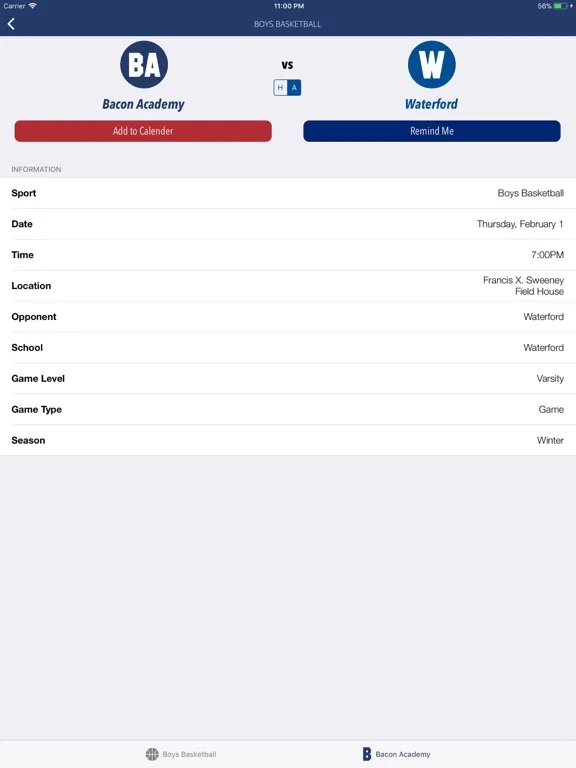 Скриншоты CT Sports: HS Sports Schedules iPad 