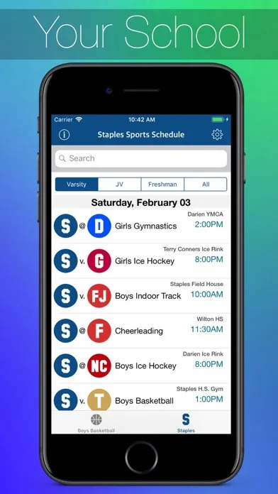 Скриншоты CT Sports: HS Sports Schedules