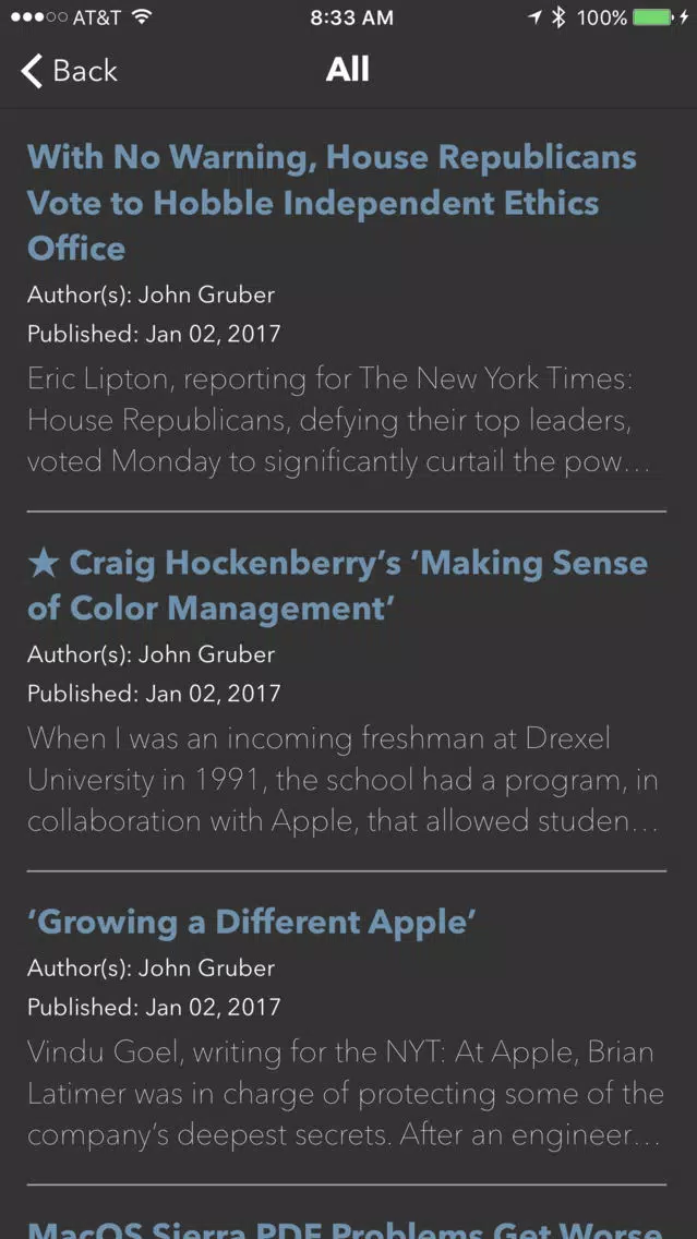 Feed Buddy: A Feed Wrangler RSS Reader Screenshots