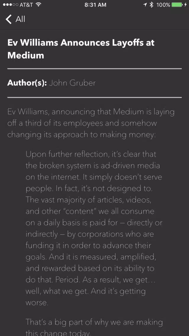 Feed Buddy: A Feed Wrangler RSS Reader Screenshots