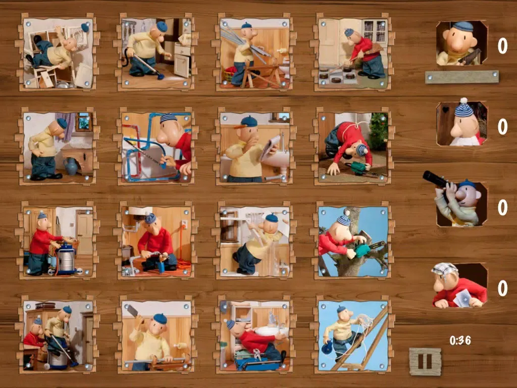 Tangkapan layar Memory Games with Pat & Mat for preschool children, schoolchildren, adults or seniors iPad 