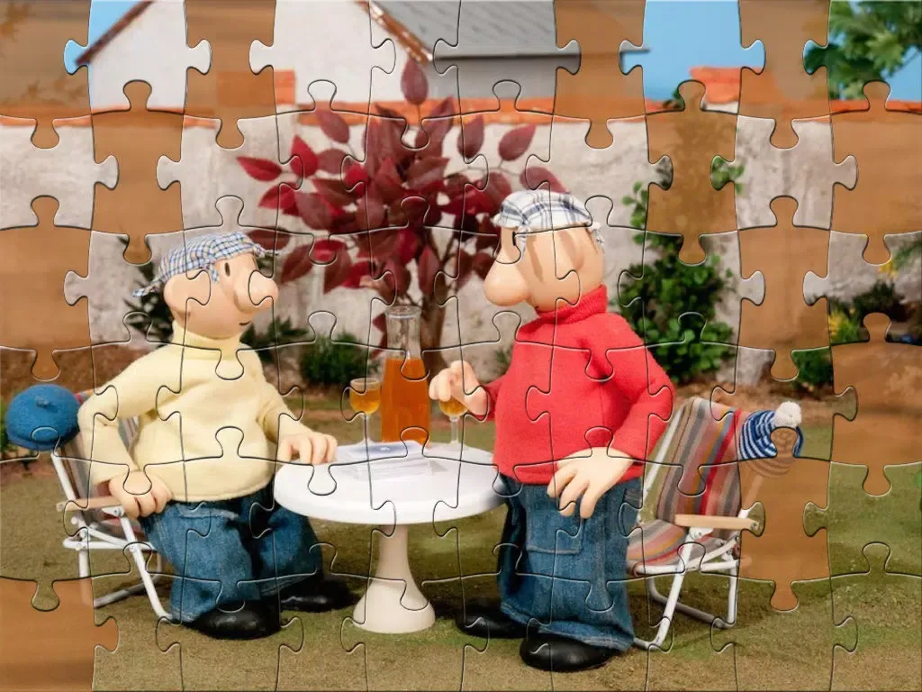 JIGSAW PUZZLEs Pat & Mat for preschool children, schoolchildren and adults iPad 应用截图