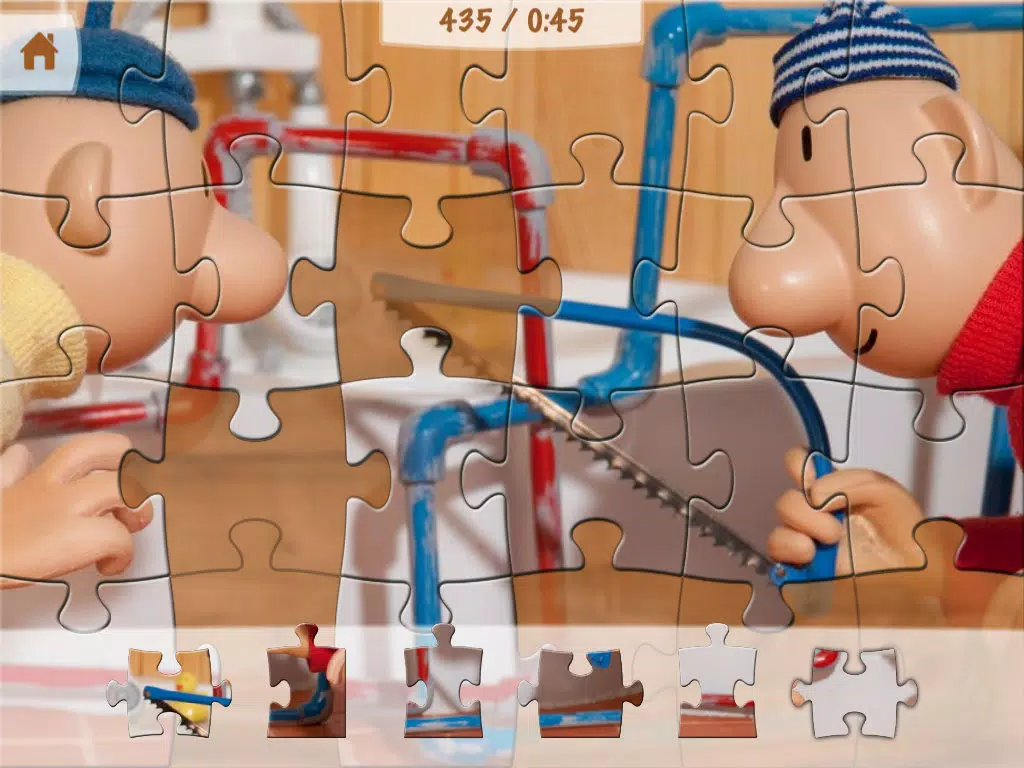 JIGSAW PUZZLEs Pat & Mat for preschool children, schoolchildren and adults iPad 应用截图