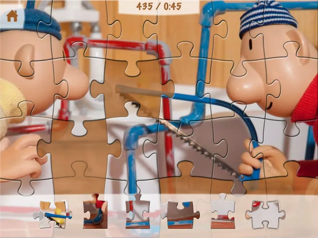 JIGSAW PUZZLEs Pat & Mat for preschool children, schoolchildren and adults iPad 应用截图