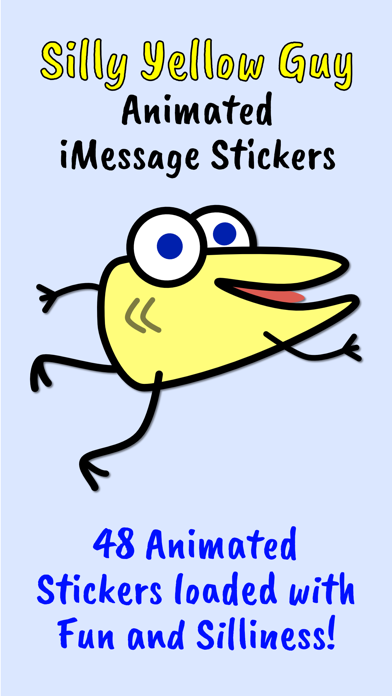 Скриншоты Silly Yellow Guy Stickers