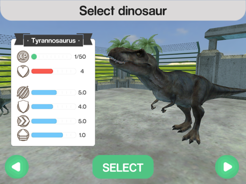 Zrzuty ekranu Dinosaur : War in the Tropics iPad 