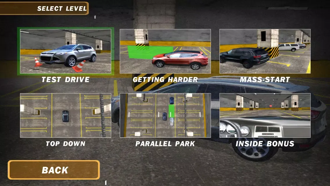 SUV Parking Garage 3D Simulator Ekran Görüntüleri