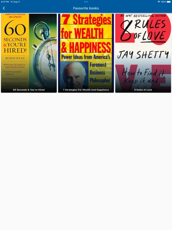 RapidRead - Short Book Summary iPad  স্ক্রিনশট