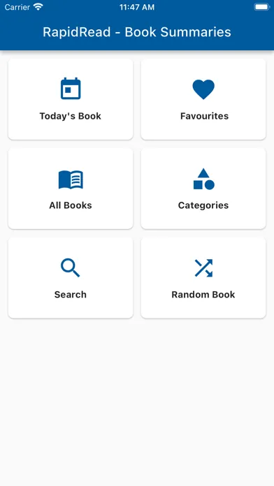 RapidRead - Short Book Summary স্ক্রিনশট