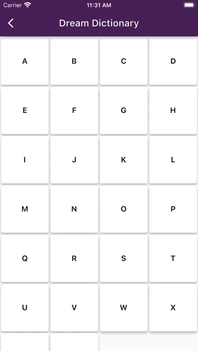 Dream Meanings - Dictionary Screenshots