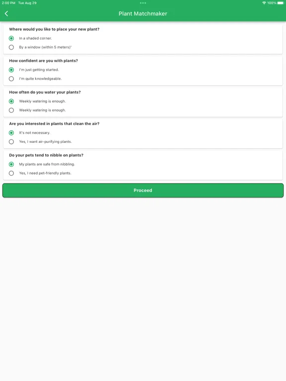 PlantMate - Plant Care Guide iPad  स्क्रीनशॉट