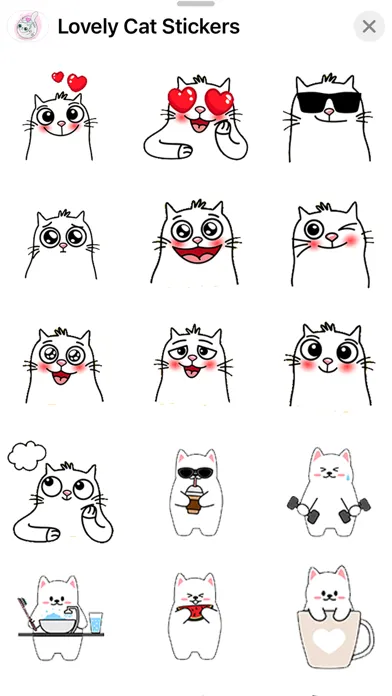 Lovely Cat - Animated Stickers スクリーンショット