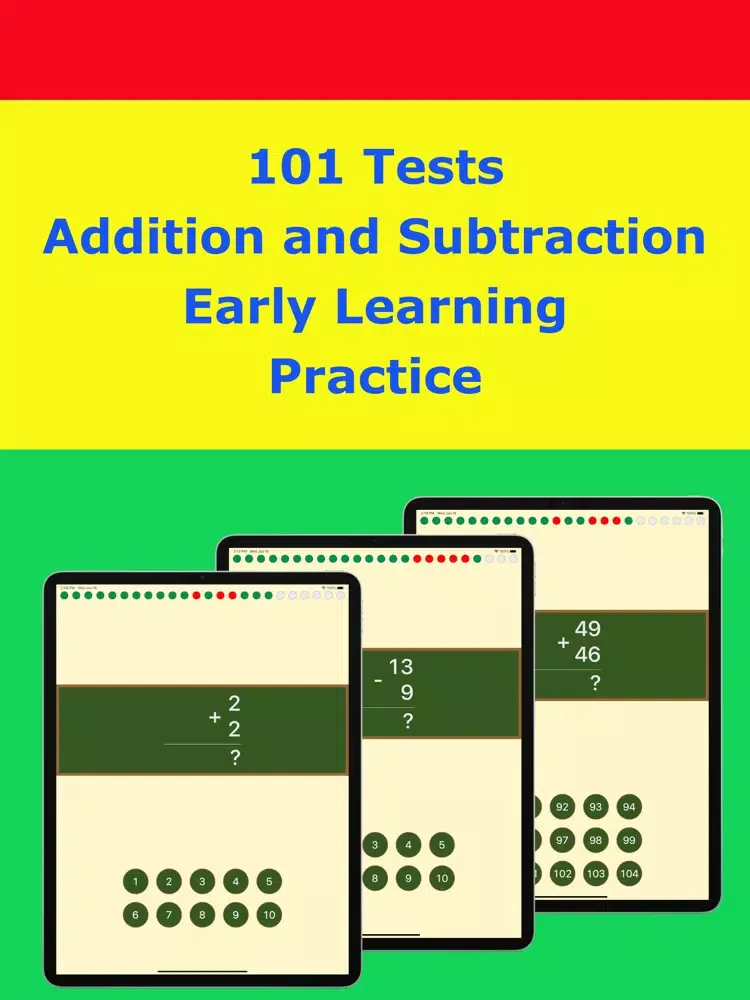 Capturas de pantalla de Addition Subtraction Practice iPad 