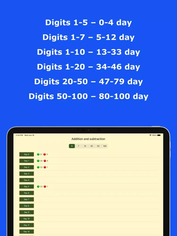 Capturas de pantalla de Addition Subtraction Practice iPad 