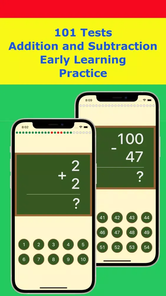 Capturas de pantalla de Addition Subtraction Practice