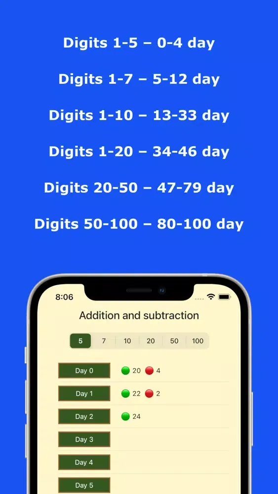 Capturas de pantalla de Addition Subtraction Practice