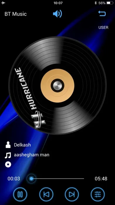 Screenshot di Hurricane App