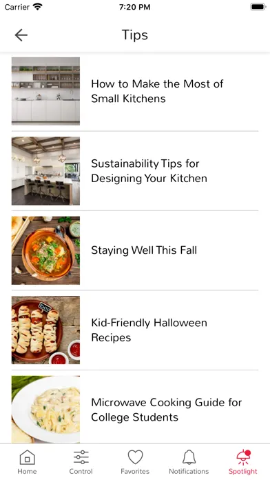 Sharp Kitchen Ekran Görüntüleri