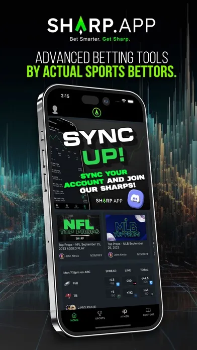 Tangkapan layar Sharp App: Sports Betting