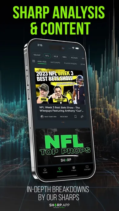 Tangkapan layar Sharp App: Sports Betting