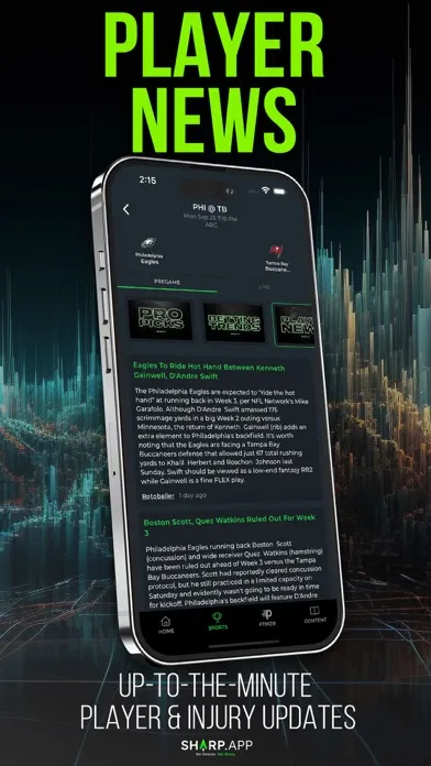 Tangkapan layar Sharp App: Sports Betting