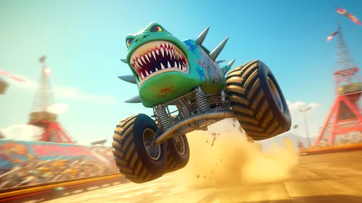Screenshot di Crazy Monster Truck Stunts