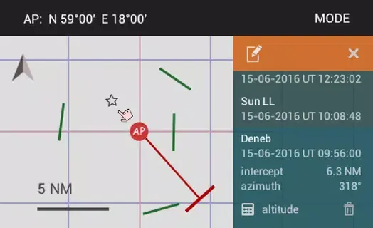 Captures d'écran de Celestial Navigation 360