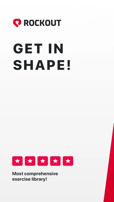 Zrzuty ekranu Rockout - Workout Exercises