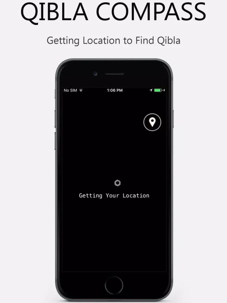 Qibla Compass Free iPad 應用截圖