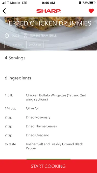 Sharp SuperSteam+ Oven স্ক্রিনশট
