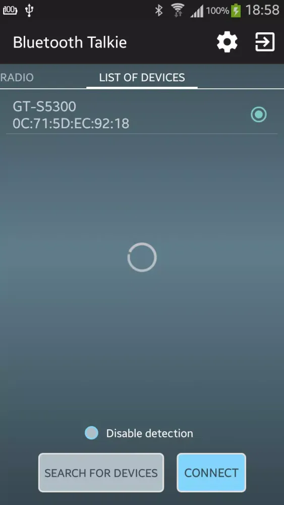 Bluetooth Talkie应用截图