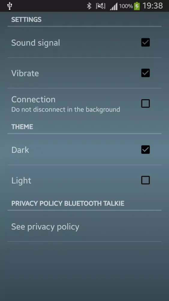 Bluetooth Talkie应用截图