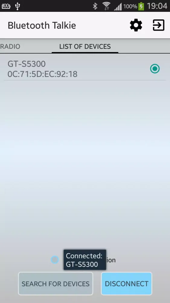 Bluetooth Talkie应用截图