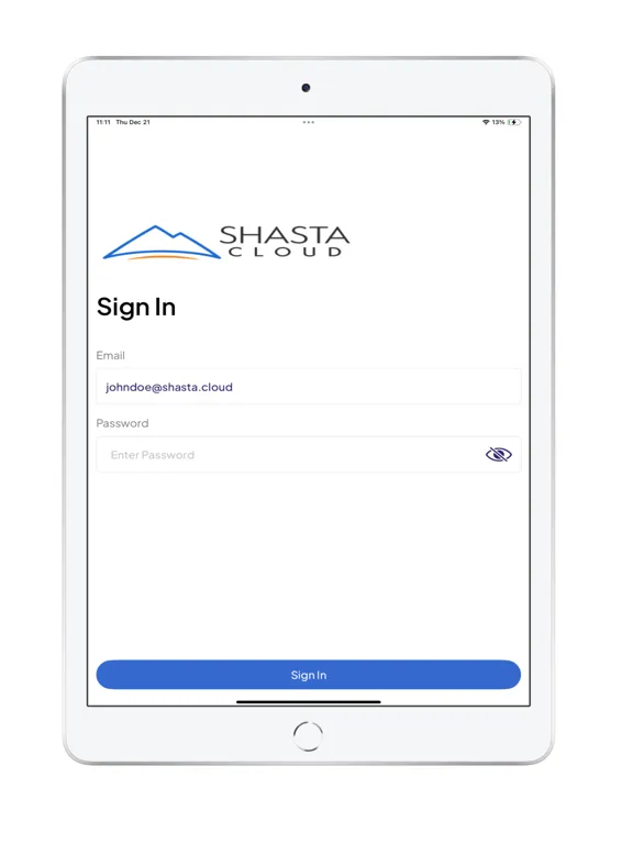 Shasta NaaS (Staging) iPad  Screenshots