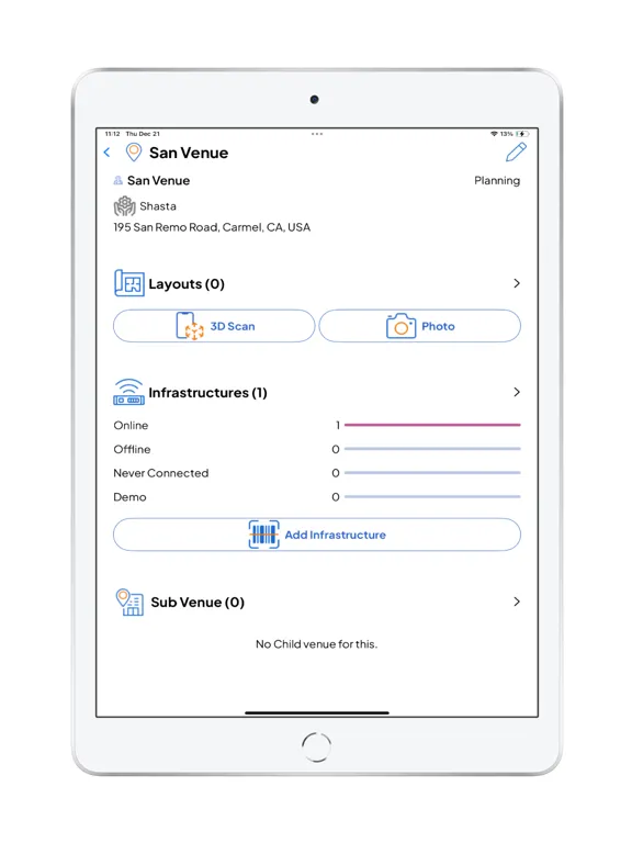 Shasta NaaS (Staging) iPad  Screenshots
