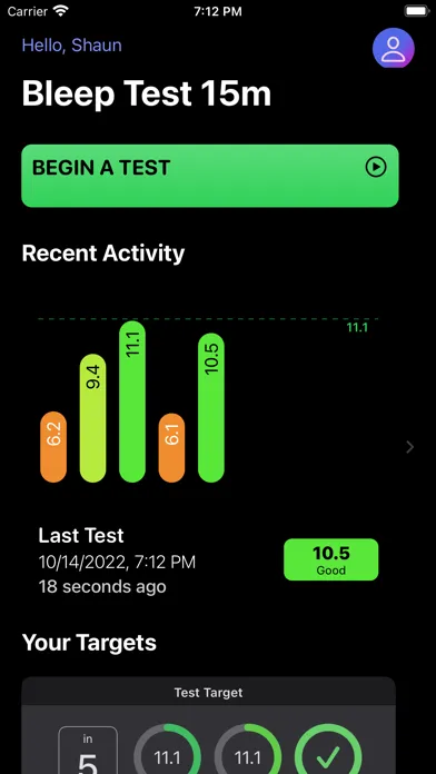تصاویر Bleep Test 15m