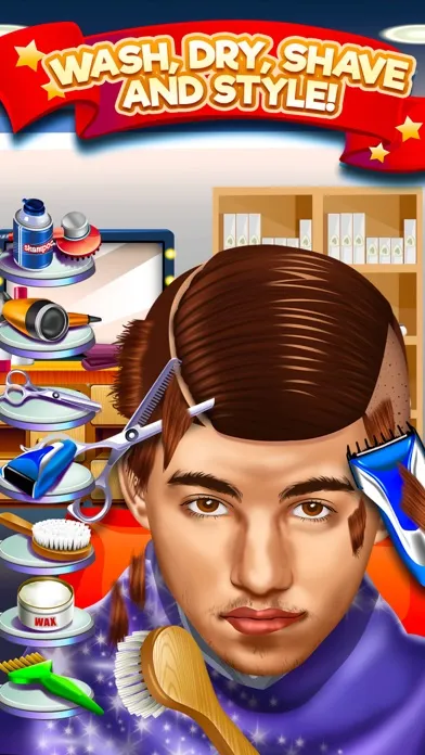 Screenshot di Kids Shave Salon Celebrity Games (Girls & Boys)