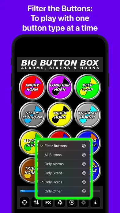 BBBox Alarms, Sirens & Horns سکرین شاٹس