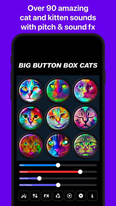 Tangkapan skrin Big Button Box: Cat Sounds