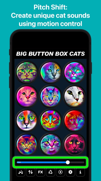 Tangkapan skrin Big Button Box: Cat Sounds